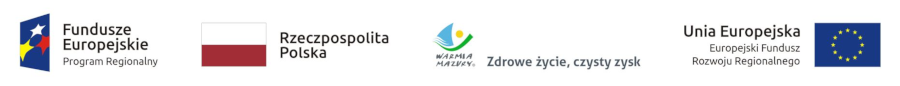 Logotypy UE, RP, Funduszy Europejskich oraz województwa Warmińsko_mazurskiego